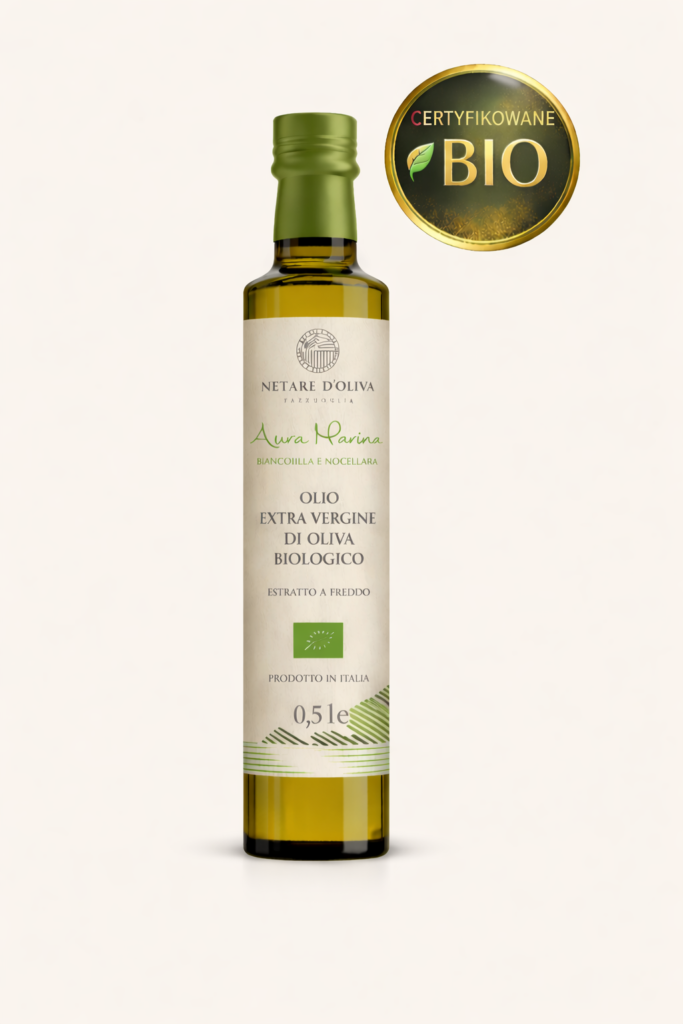 oliwa bio extra vergine z Sycylii IT-BIO-007 0,5 l butelka