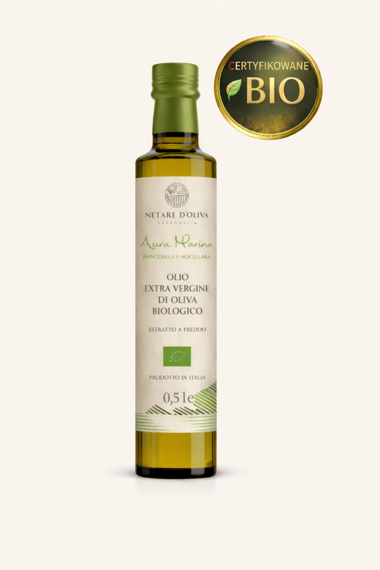 oliwa bio extra vergine z Sycylii IT-BIO-007 0,5 l butelka