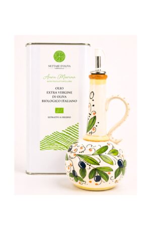 ALT: Sycylijska oliwa BIO extra virgin 1L z ceramicznym dzbankiem